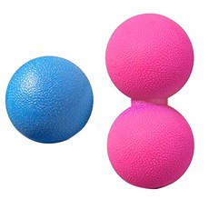 룸드 넌슬립 라크로스볼 세트 싱글볼 + 땅콩볼, 랜덤 발송, 1개