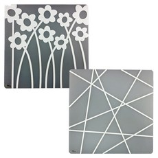 라쉘프 플레이트 테이블 매트 플라워베드 + 밤부, 화이트, 38 x 38 cm, 1개