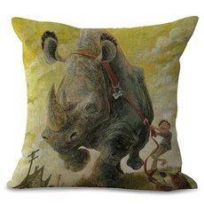 비케이 내 상상속 그림 쿠션커버