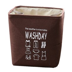 Bandi store 多用途布料印花收納籃, 棕色, 1個