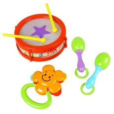 윈펀 뉴 키즈 드럼 악기세트, 혼합 색상, 1개