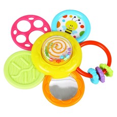 윈펀 흡착 빙글빙글 회전 딸랑이, 혼합 색상, 1개