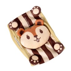 아리코 고양이 & 강아지 캐릭터 매너벨트, 다람쥐, 1개