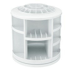 BANDI STORE 斯堪的納維亞旋轉化妝品收納盒 白色 KR 1079, 1個