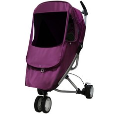 wowbaby Quinny Zapp Xtra專用四季推車防風罩, 紫色