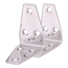 Choice Hardware不鏽鋼鏡面直角支架 中, 2件