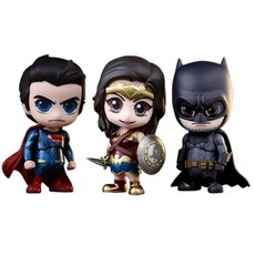 핫토이 코스베이비 코스베이비 슈퍼맨 베트맨 원더우먼 피규어 3종 세트 COSB222-224, 1세트