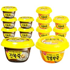 오뚜기 전복죽 285g x 6p + 단호박죽 285g x 6p, 3.42kg, 1세트