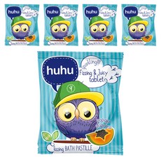 후후 피징 배쓰 타블렛 사이다 입욕제 파파야향, 40g, 5개입