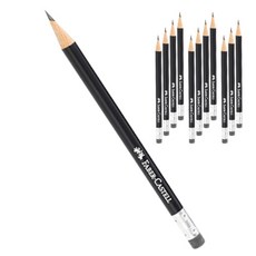 FABER-CASTELL 輝柏 鉛筆, 12入, 黑色