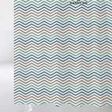 北歐風格浴簾+塑膠掛鉤 12入, 1套, SC562