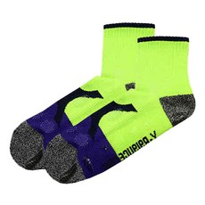 엑스발란스 기능성 등산양말, 형광, 1개