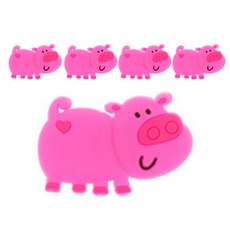 便條紙動物磁鐵 5入, 豬