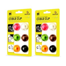 아이메이트 케이블 클립 2구 6p, 2개