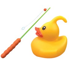 GIDEON 比利時鴨子 8入 + 釣竿 2入 玩具, 混和顏色, 1個