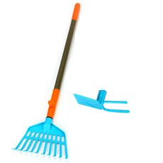 기드온 가데나 어린이 텃밭갈퀴 완구, 블루 + 오렌지, 150g, 1개