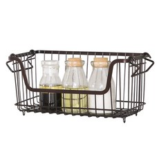 TOF 灰褐色室內廚房儲物籃, 棕色的