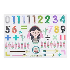 맘스보드 문자자석놀이 시계숫자놀이 자석퍼즐, 1개, 50피스, 50피스