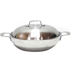 한일스텐레스 아델리오 통오중 웍팬냄비, 33cm, 1개
