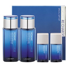 LACVERT Homme Recharge 基礎化妝品 2 件套, 1套, 溫和套裝須後水 160ml + 30ml + 溫和套裝乳液 160ml + 30ml