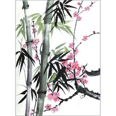 Puzzle Korea 墨竹畫拼圖 3511, 500 件, 混合顏色, 500件, 1個