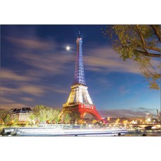 퍼즐코리아 에펠탑에 비추는 프랑스국기 직소퍼즐 3208, 2000피스, 혼합 색상, 2000피스, 1개