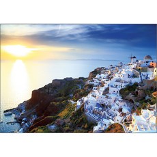 Puzzle Korea 閃耀的聖托里尼伊亞村拼圖 3145, 1000件, 混合色, 1個