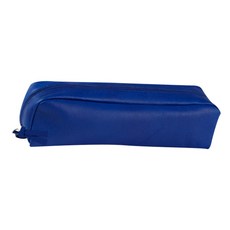 Clairefontaine 皮革長方形筆袋, 藍色, 1個