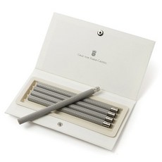 FABER-CASTELL 輝柏 鋼製削筆蓋鉛筆筆芯組, 淺灰色 (118640), 5件