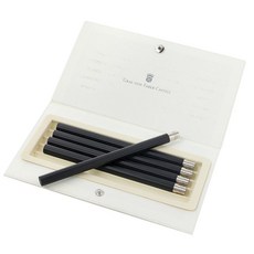 FABER-CASTELL 輝柏 鋼製削筆蓋鉛筆筆芯組, 黑色(118646), 5入