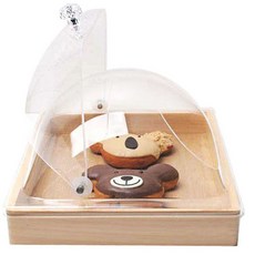 엠제이메이드 사각 우드트레이 + 여닫이형 커버 세트 S, 혼합 색상, 1세트