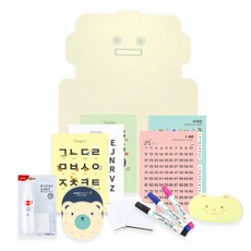 노리터프로젝트 캐릭터보드 내로봇친구 로보 벽걸이형 자석칠판세트, 레몬옐로우, 1개