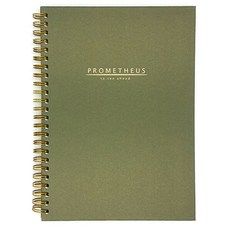 OXFORD 프로메테우스 합지 스프링노트 A5, 올리브, 1개