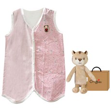 코니베이비 오가닉 여름 수면조끼 + 내친구호랑이티티 60 애착인형 랜덤 발송 + 선물박스