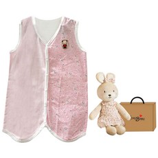 코니베이비 오가닉 여름 수면조끼 + 아기토끼베순이 40 애착인형 + 선물박스