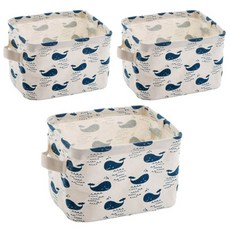 Block Mart 布料收納籃, 鯨魚, 3個