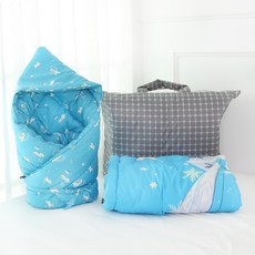 BEAUTE HOUSE 迪士尼系列枕頭+床墊+防水收納袋