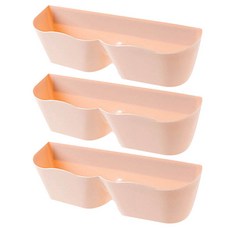 River Green 黏貼式鞋子拖鞋架, 粉紅色, 3個