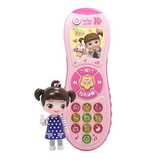 토이세븐 콩순이 반짝반짝 리모콘 + 콩순이 피규어, 핑크, 1개