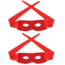 필립로지스틱 닌자 터틀 파티 마스크 2p, 레드