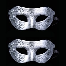필립로지스틱 스크래치 파티 마스크 2p, 실버 투패턴