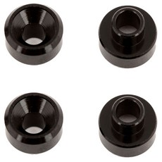 Associated Electrics AA27128 Servo Washers Aluminum RC부품, black, 1개