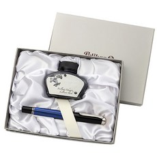 PELICAN 派力肯 鋼筆瓶墨水套組 M405, F, 藍色條紋