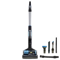 좋은생활지웰 2in1 스탠드형 무선청소기 ST-9500 + 스프링관 + 브러쉬 4종, GREY BLUE