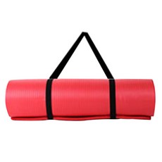 EVERLAST 瑜珈墊 NBR + 墊子固定帶, 紅色的