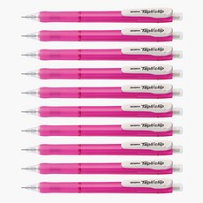 제브라 타프리 클립 샤프 핑크W, 0.5mm, 10개