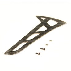 Thunder Tiger ATPV1600 Carbon Vertical Fin Raptor G4 RC부품, 혼합 색상, 1개