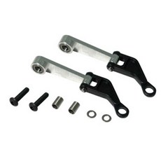 Thunder Tiger ATPV1383 Metal Flybarless Control Lever Set RC부품, 혼합 색상, 1개