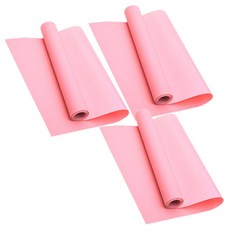 Block Mart 廚房EVA防水水槽抽屜墊 3入, 粉紅色