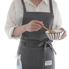 데코뷰 모카 미니 앞치마, 차콜, 1개